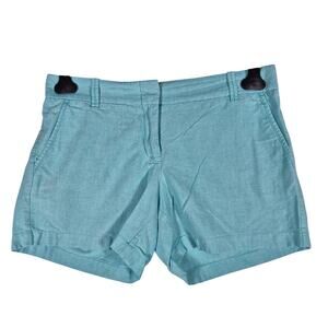 J. Crew Light Blue City Fit Shorts Womens size 6